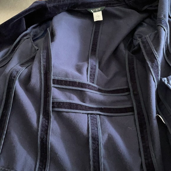 J. Crew navy velvet blazer - Picture 6 of 12